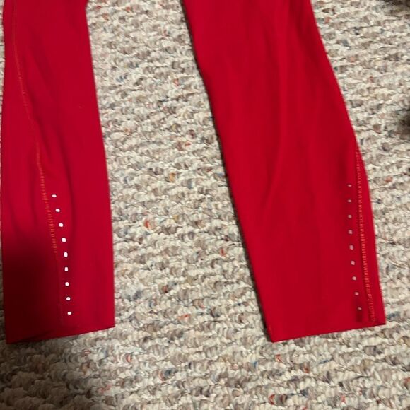 Lululemon Fast and Free High-Rise Tight 25” Pockets *Updated Dark Red- Size 2 - Picture 7 of 12
